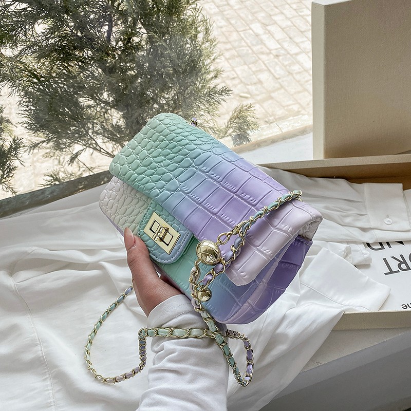 Túi đeo chéo IELGY màu tươi mới xinh xắn