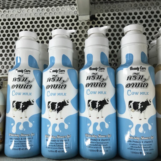Sữa tắm trắng da beauty care Cow milk 1200 ml