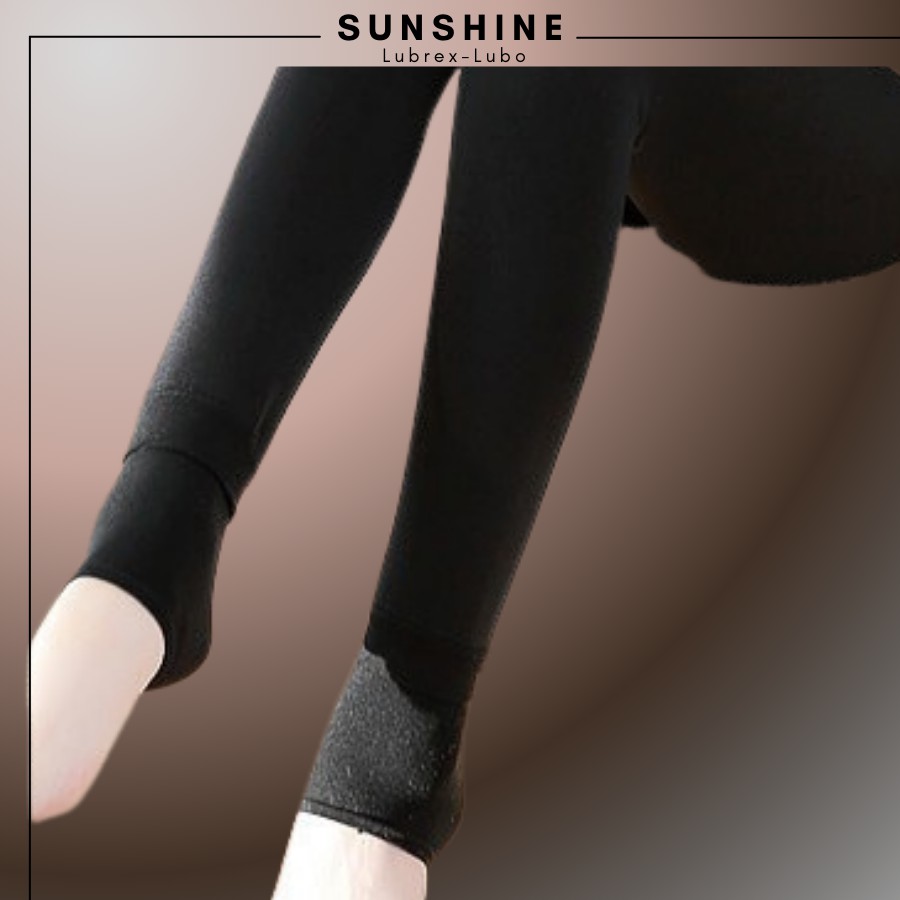 Quần tất nữ dày lót lông giữ nhiệt màu đen siêu ấm Sunshine_Lubrexlubo cao cấp