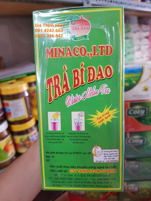 Bột trà bí đao hoà tan Minaco