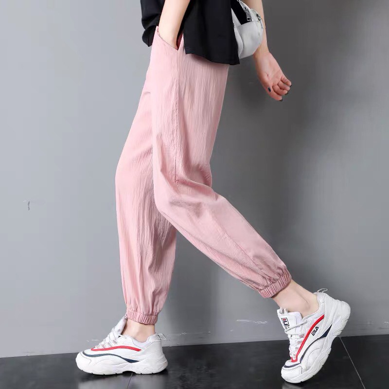 Quần Jogger nam nữ cạp chun bo gấu SIMPLE Ulzzang LEENO