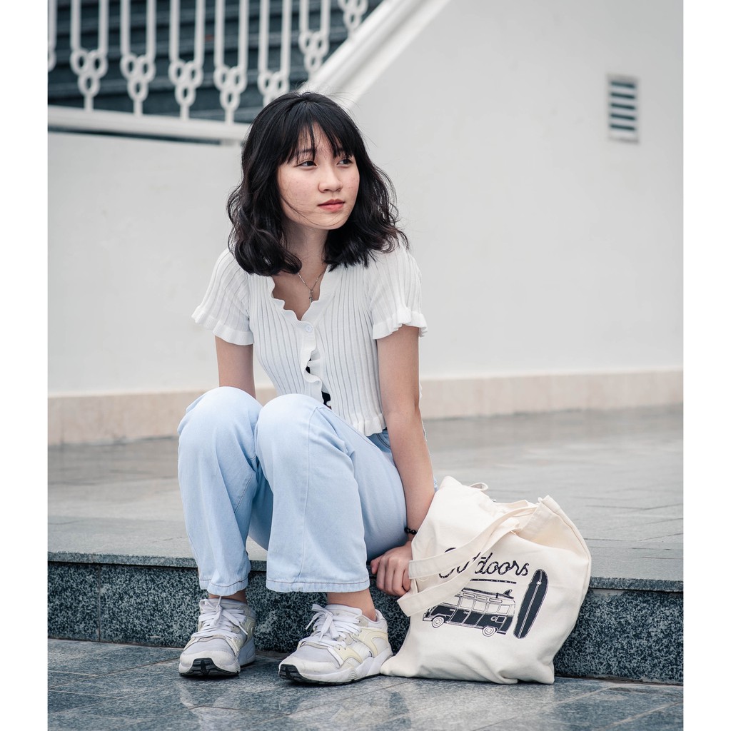 Túi Tote Vải Bố - Siêu Rẻ - Thời trang Trẻ - Bảo hành 6 tháng