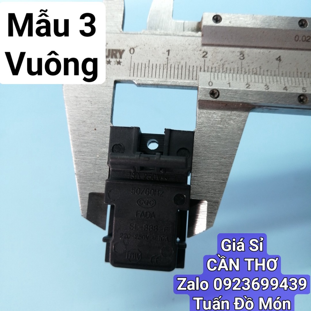 Công tắc bình đun, role tự ngắt ấm siêu tốc, dây nguồn đèn 3 mẫu thông dụng