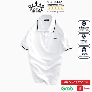 Áo phông có cổ nam polo tay ngắn cao cấp Hamino vải thun cotton co giãn màu trắng đen đẹp form rộng dáng Hàn Quốc E1