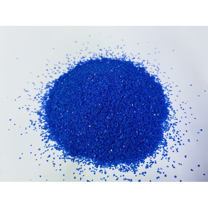 CÁT THẠCH ANH XANH DƯƠNG TRANG TRÍ HỒ CÁ NON BỘ 1KG