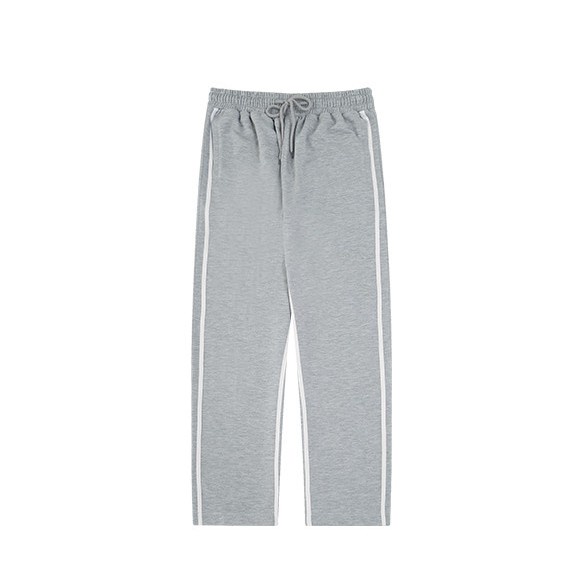 Quần Line dài nam nữ MEANSTORE pants ống rộng phối sọc cạp chun quần vải Ulzzang Hàn Quốc kiểu dáng thể thao - 2line