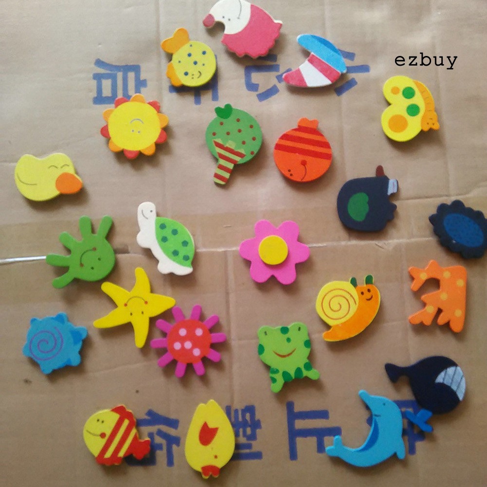 Set 12 Miếng Nam Châm Dán Tủ Lạnh Hình Động Vật Đáng Yêu