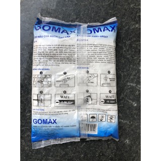 Bột chà mạch Gomax, màu trắng dạng gói bột