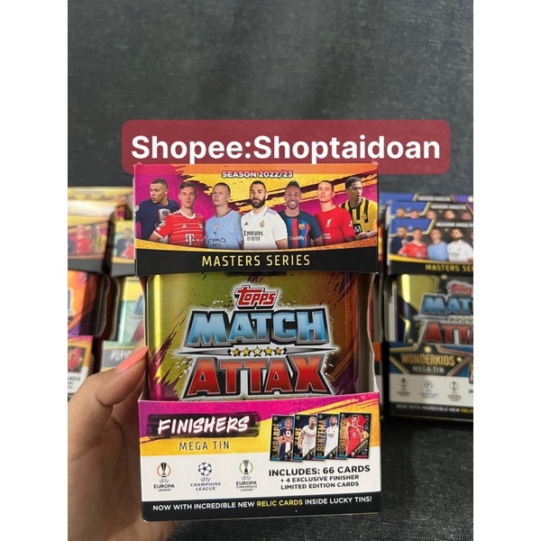 Hộp Thẻ lớn  Match Attax Champions league mùa 22/23