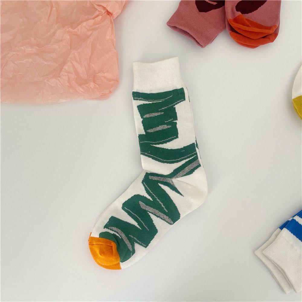 Vớ Cotton Họa Tiết Graffiti Phong Cách Harajuku Dễ Thương Cho Nữ