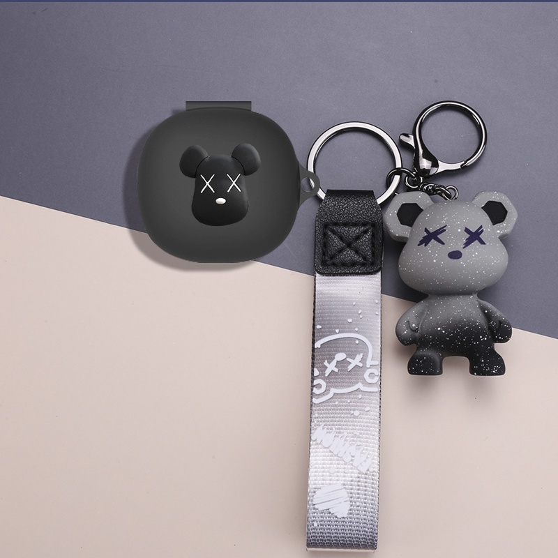 JBL Live Pro+ Case Cover Cartoon Glitter Bear Pokémon Pikachu Keychain Pendant Trendy Kaws Creative Astronaut Pendant JBL Live Pro+ Bluetooth Headphone Case Cover Shockproof Shell Cover Cute Spirited Away Plush briquettes