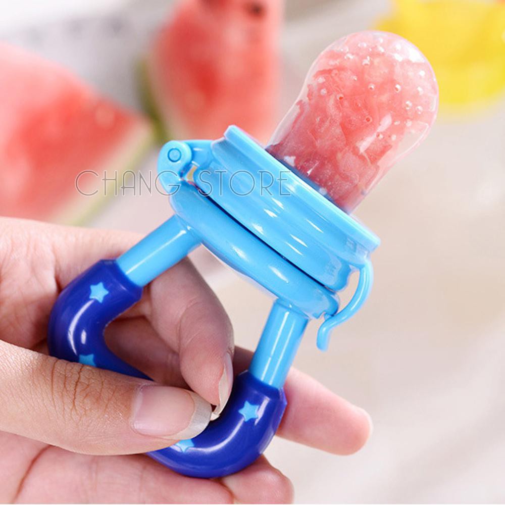 Núm Nhai Ăn Dặm Cho Bé Chống Hóc - Túi Nhai Silicon