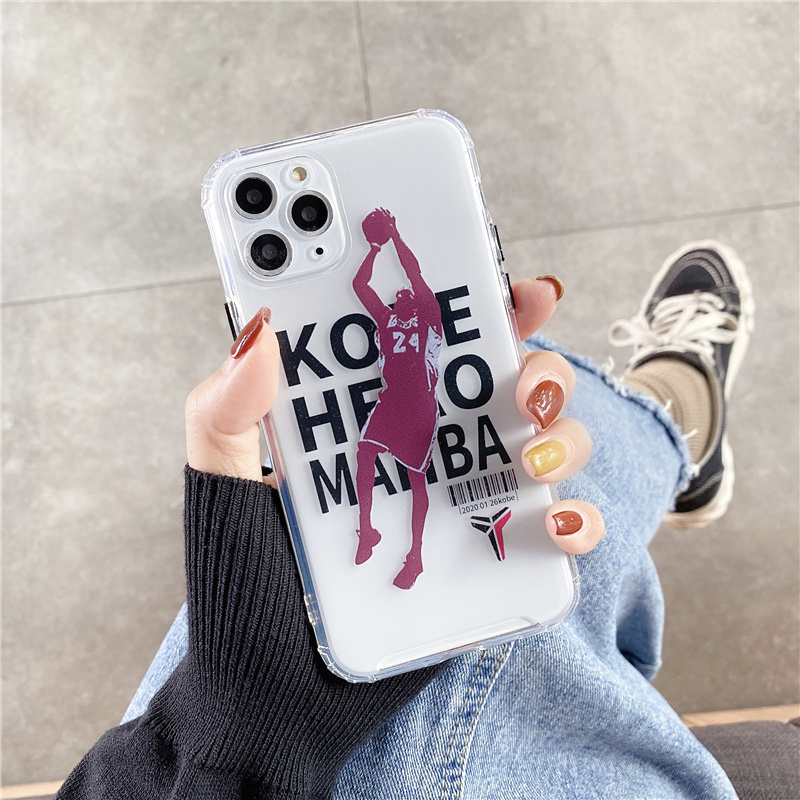 iphone caseiphone 11 pro 11promax iphone 7 8 plus iphone x xr xsmax iphone12 12promax Kobe matte frosted phone case