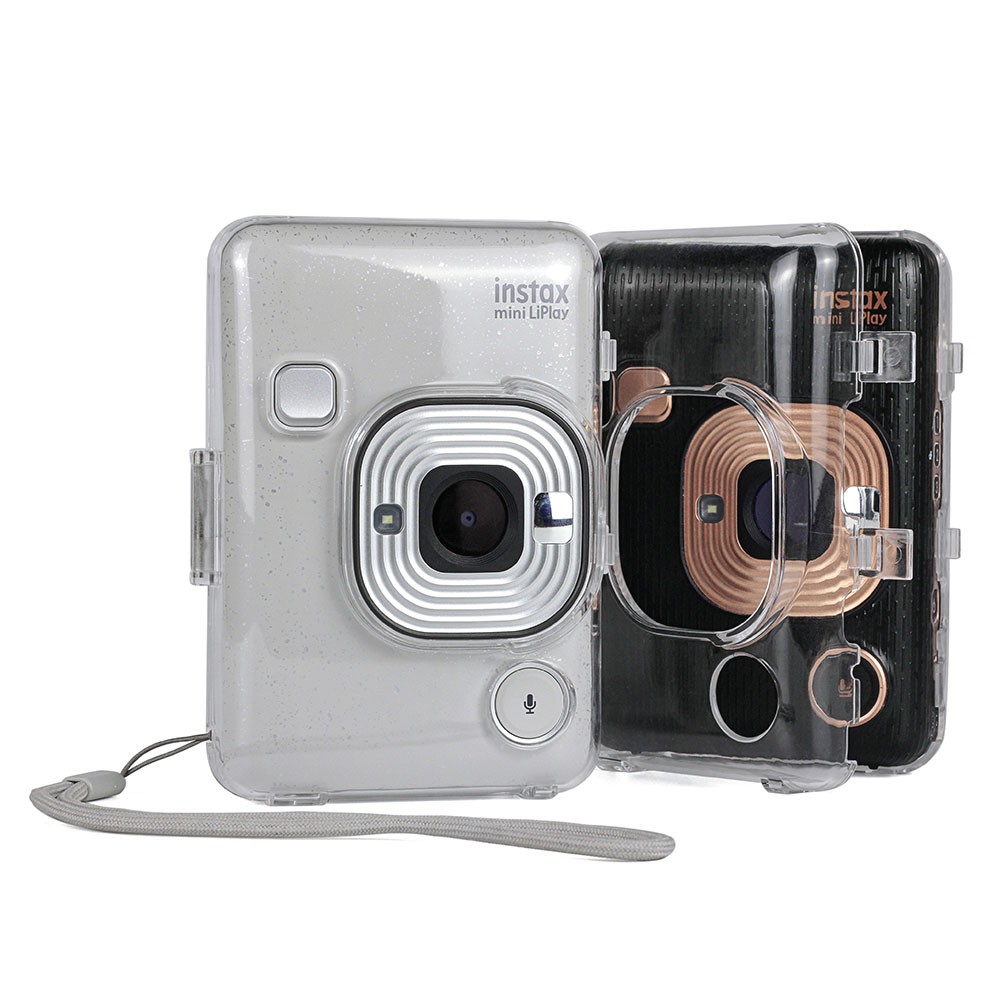 Bao da PU kiểu retro cho máy ảnh Fujifilm Instax Mini liplay Hybrid Instant