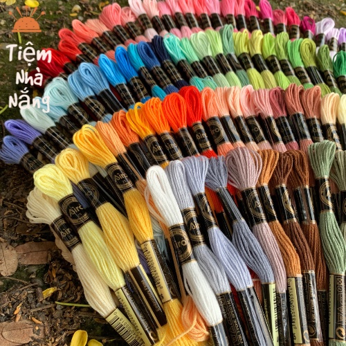 Set 100 Màu Chỉ Thêu Airo