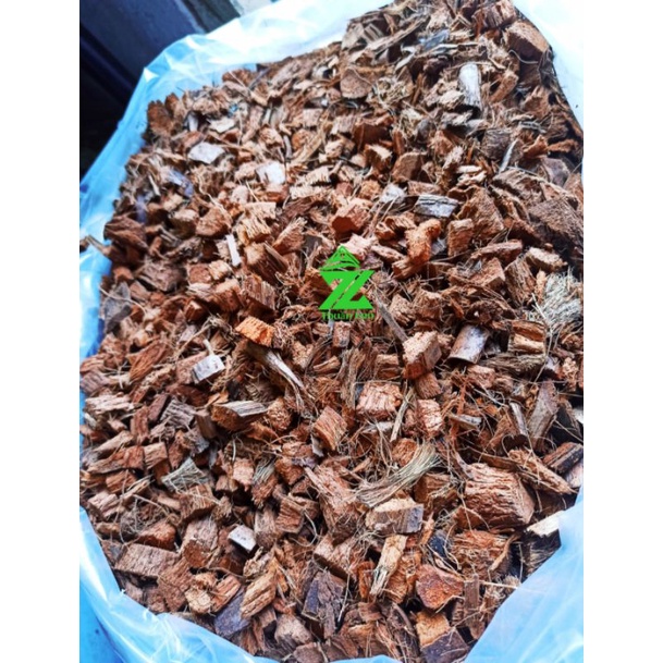 Túi 1kg Xơ Dừa Cục Đã Qua Xử Lí Trồng Lan, Kiểng Lá