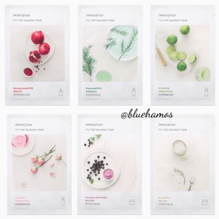Combo 10 Mặt Nạ Giấy Innisfree My Real Squeeze Mask 20ml