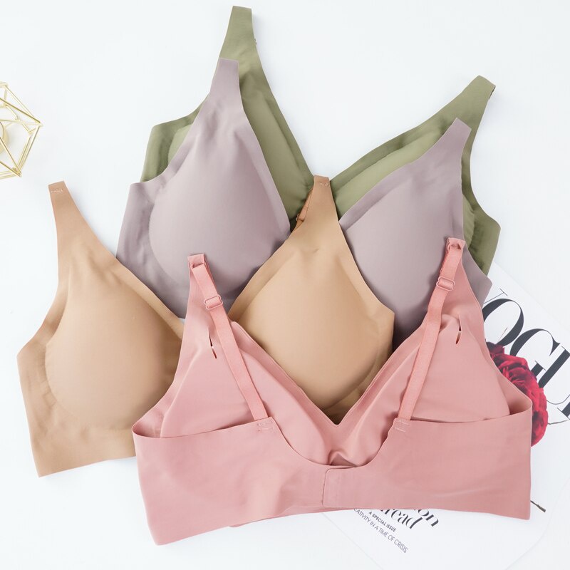 Áo ngực FINETOO nâng ngực không đường may mềm mại