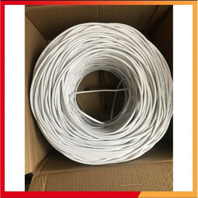 [Lõi Đồng]Dây mạng cat5e dài 40M 50M 60M 305M chuẩn đúc sẵn 2 đầu bấm-dây mạng lan internet tốt xịn cao cấp