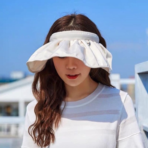 Mũ chống nắng nửa đầu có thể gấp gọn thành bờm (Hottrend 2021)