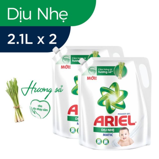 Combo 2 túi nước giặt Ariel 2.15kg các loại