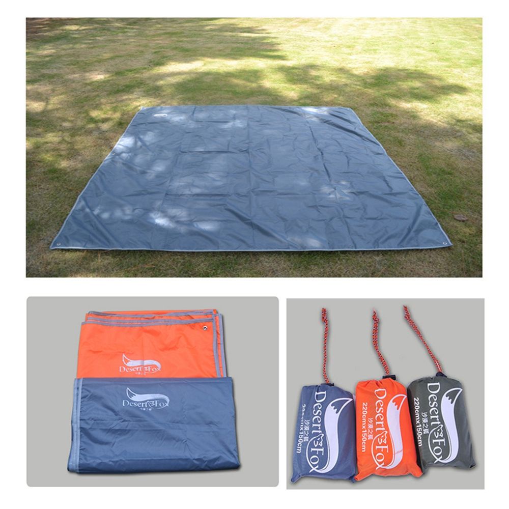 Tấm bạt lót lều cắm trại chống thấm nước siêu nhẹ có 2 màu kích thước 150*210cm/200*210cm chất lượng cao