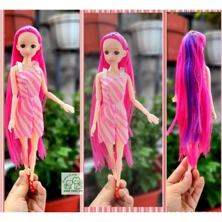 Búp bê khớp linh hoạt tóc dài