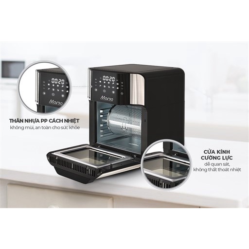 NỒI CHIÊN KHÔNG DẦU 15L SUNHOUSE MAMA SHD4088 - Hàng chính hãng