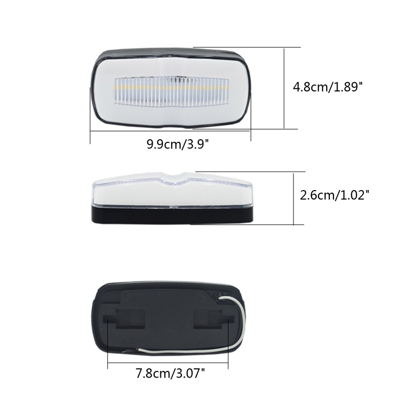 Đèn LED Xi Nhan 12V-24V Gắn Đuôi Xe Tải RV Caravan