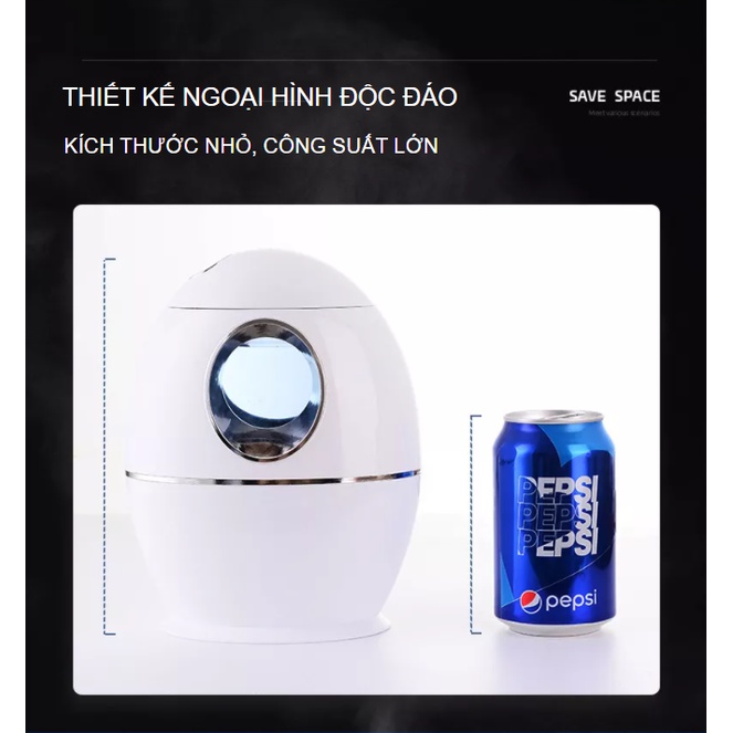 Máy Phun Sương Cân Bằng Độ Ẩm Phòng, Máy Xông Tinh Dầu, Khuếch Tán Tinh Dầu, Hoạt Động Êm Ái, Lọc Không Khí