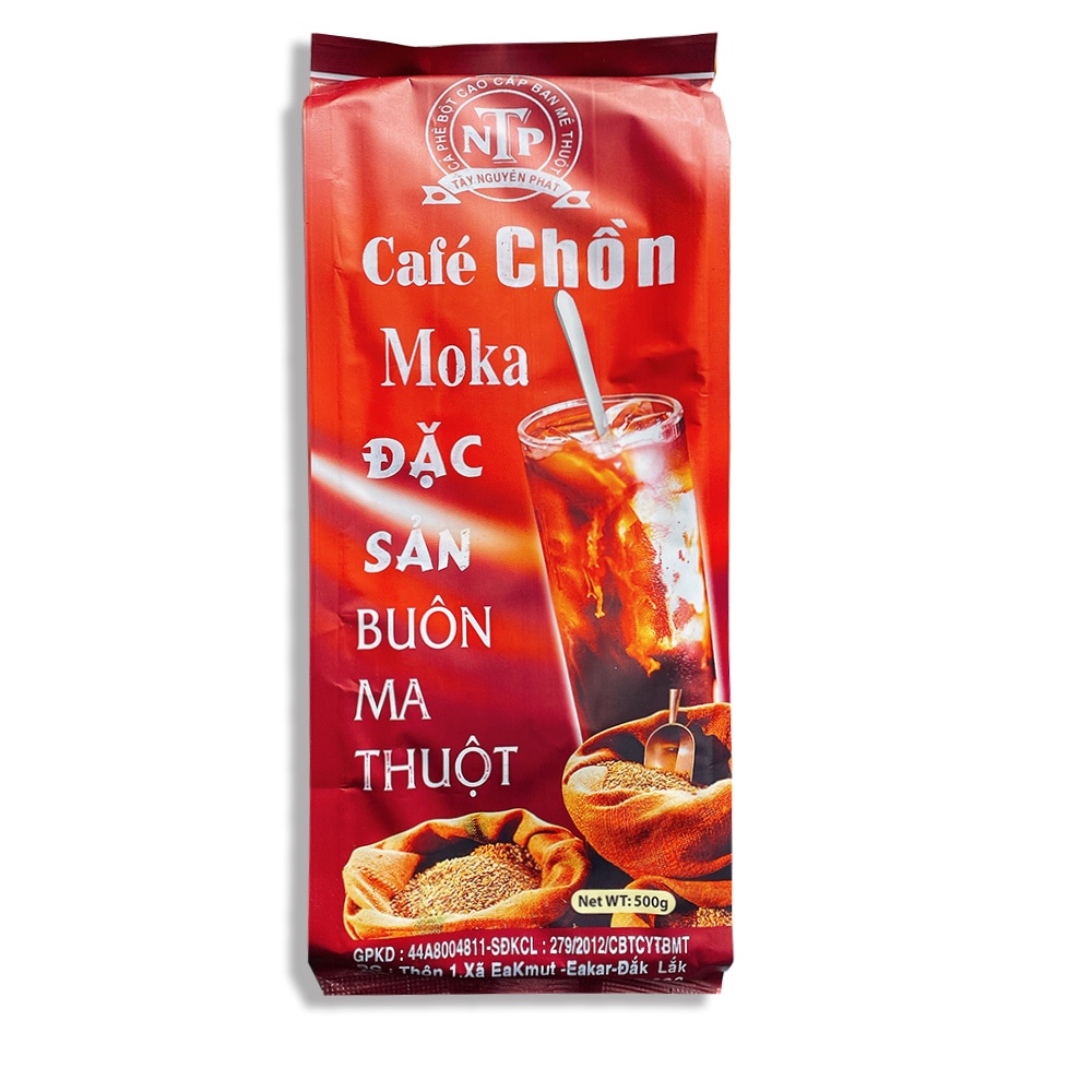 Combo 2 Bịch x 500r cà phê Moka đặc sản Buôn Mê Thuộc thượng hạng pha phin - Tây Nguyên Phát