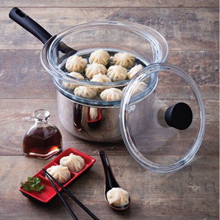 Xửng Hấp Gốm Thủy Tinh Ocuisine Size 24cm