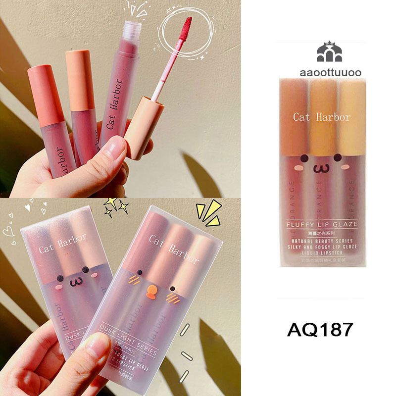 Bộ 3 son kem lì chống thấm nước lâu trôi và lên màu chuẩn đẹp | BigBuy360 - bigbuy360.vn