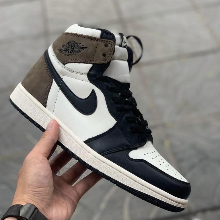 ⚡️Sale Sốc⚡️ Giày air Jodan 1 high Nâu đen cao cổ hàng cao cấp, Giày thể thao jordan 𝐜ổ 𝐜𝐚𝐨