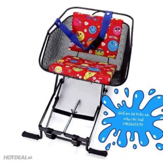 Ghế ngồi xe máy cho bé có tựa (xe số)