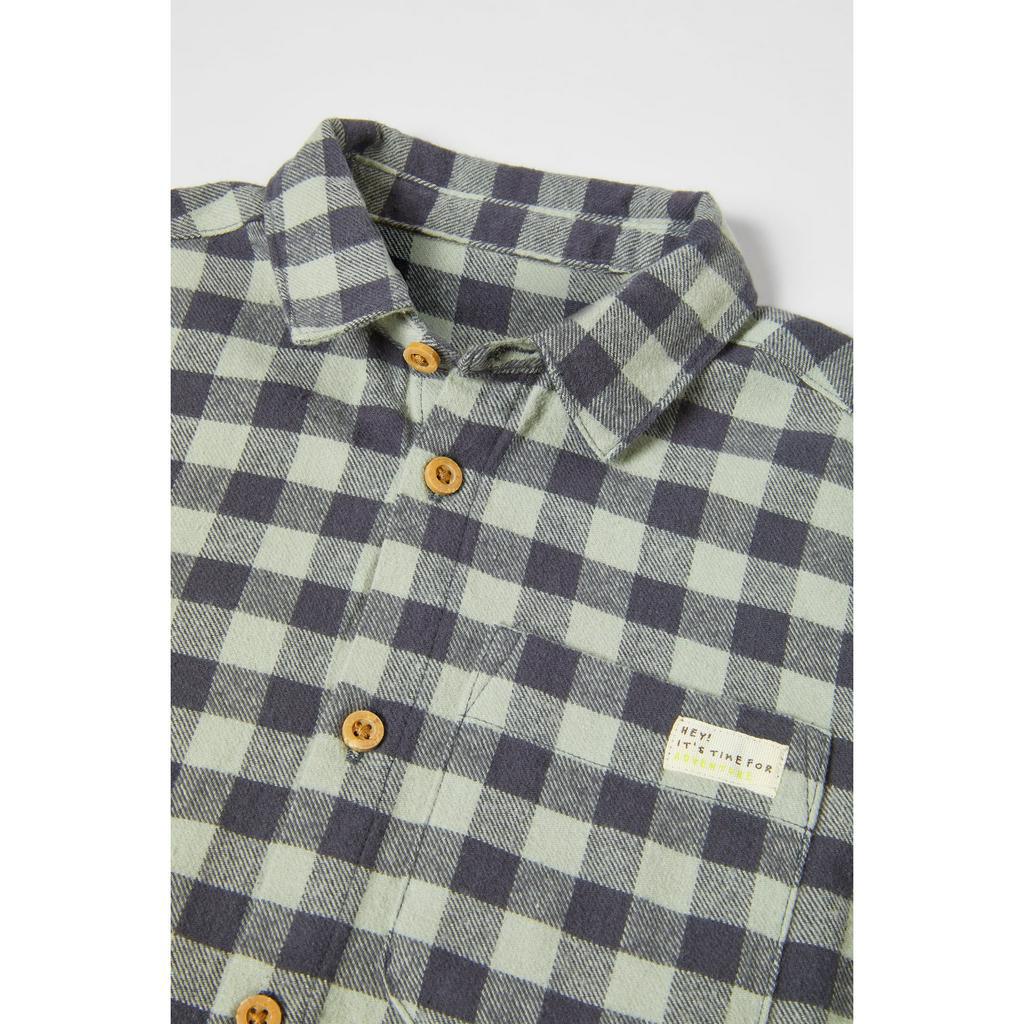 Áo sơ mi sọc Zara bé trai chuẩn authentic