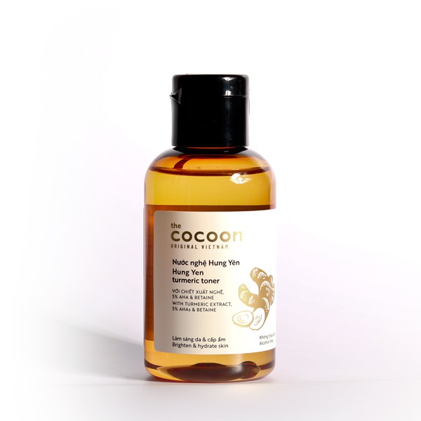 Nước nghệ Hưng Yên Cocoon làm sáng da &amp; cấp ẩm - Cocoon Turmeric Toner - Hàng Việt Nam Chính Hãng - 140ml