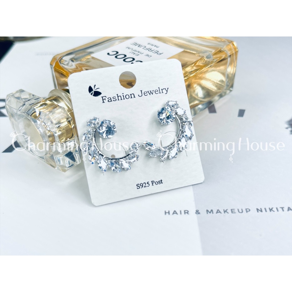 Bông tai tròn bạc nữ Khuyên tai tròn trơn Basic nhiều kích cỡ bạc 925