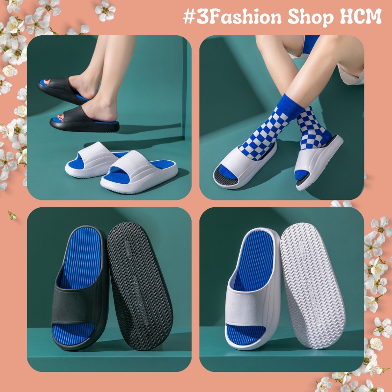 (HÀNG ĐẸP) Dép nữ đế bánh mì quai ngang cao 3.5CM nhựa cao cấp nhẹ bền đẹp êm style hàn quốc - 3240
