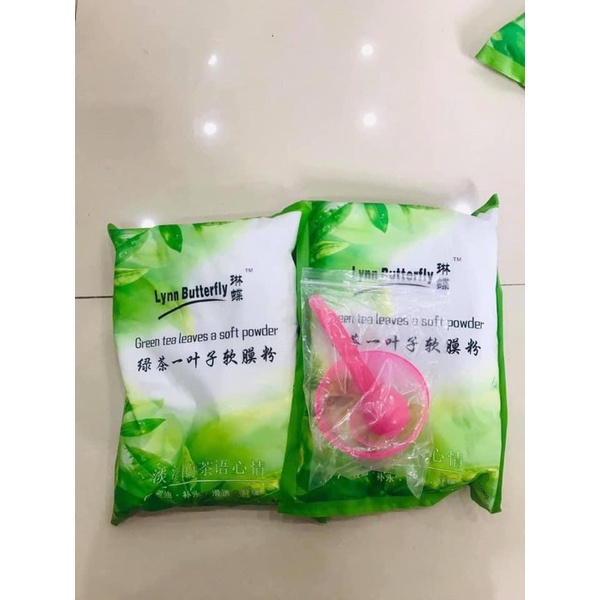Mặt nạ dẻo trà xanh túi 1kg chuyên dụng cá nhân và spa