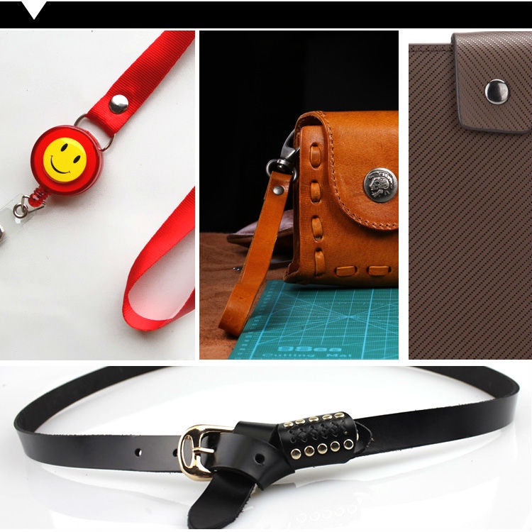 Set 100 Đinh Tán Hai Mặt Bằng Kim Loại Chuyên Dụng Làm Đồ Da DIY