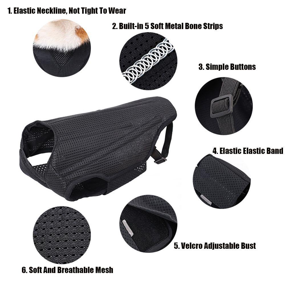 Áo Sát Nách Mềm Mại Phục Hồi Cột Sống Cho Thú Cưng