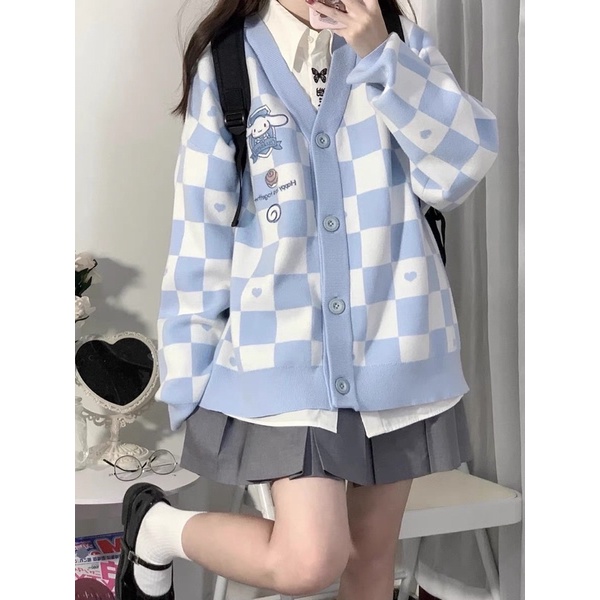 ÁO KHOÁC CARDIGAN CINNAMOROLL SIÊU XINH