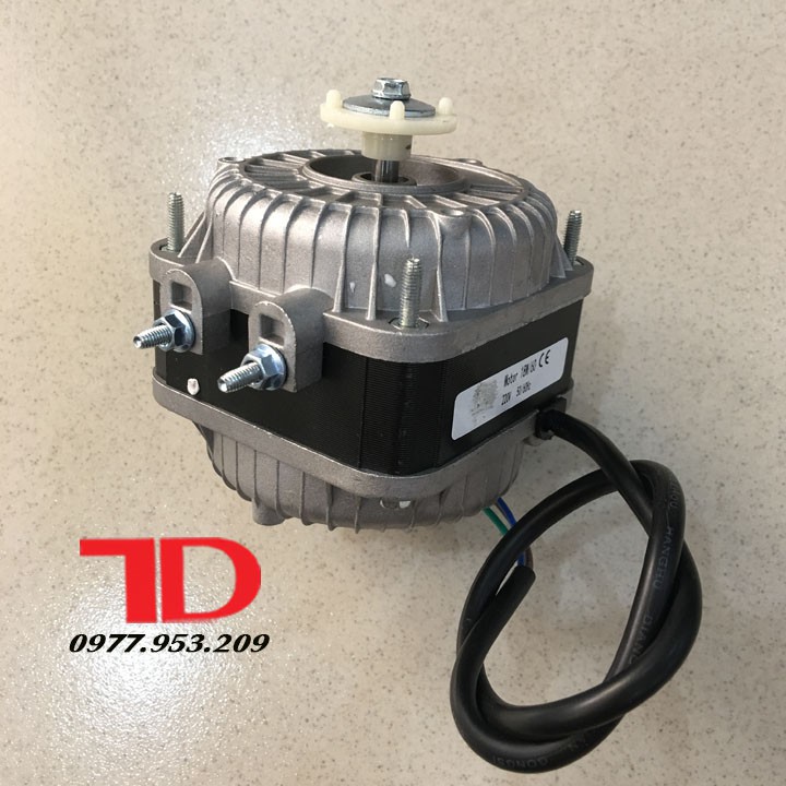 Motor quạt giải nhiệt dàn nóng 60W, mô tơ quạt tủ đông, động cơ quạt tản nhiệt