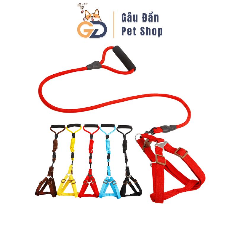 Dây Dắt Chó Mèo - Dây Dắt Đai Yếm Cho Chó Mèo
