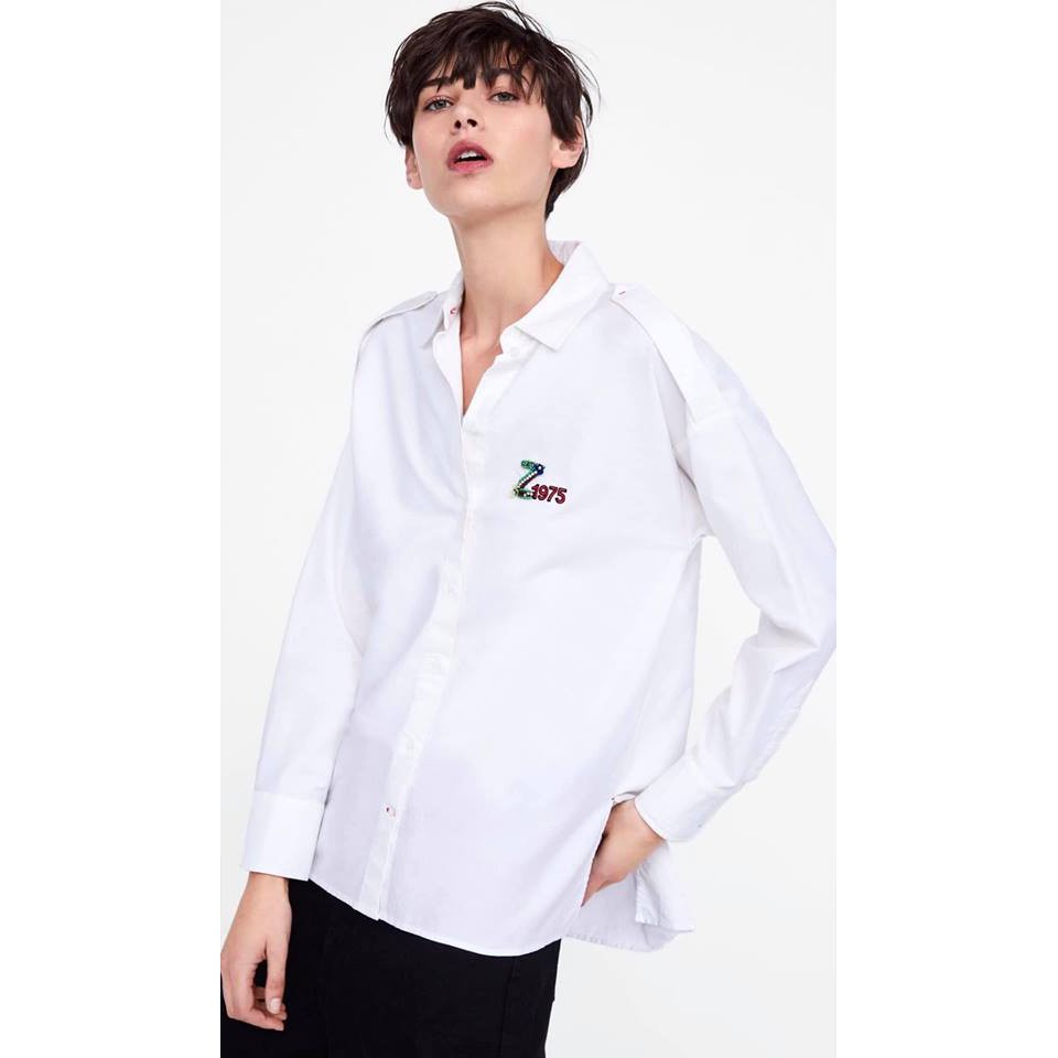 Áo smi trắng zara 255
