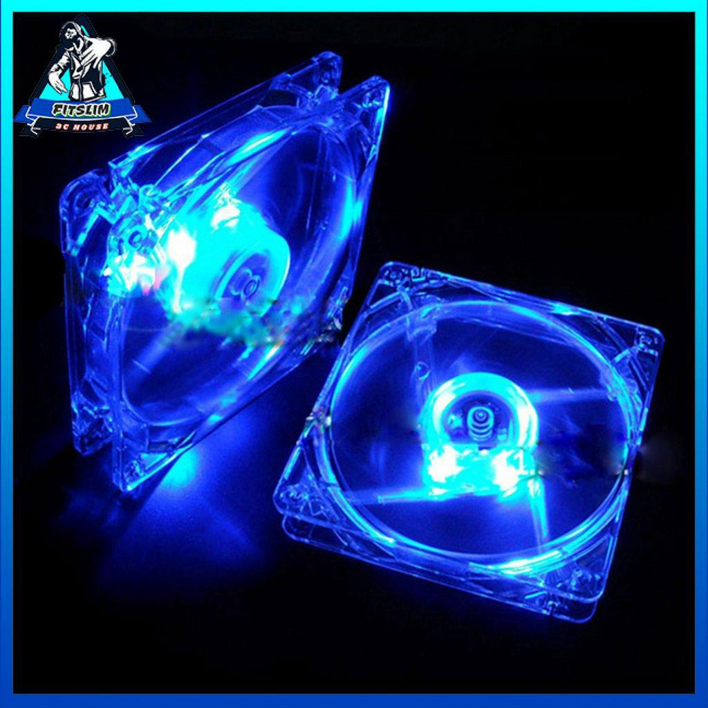 Quad 4 LED Light 120mm Vỏ máy tính PC Quạt làm mát Mod dễ dàng cài đặt Quạt 12V