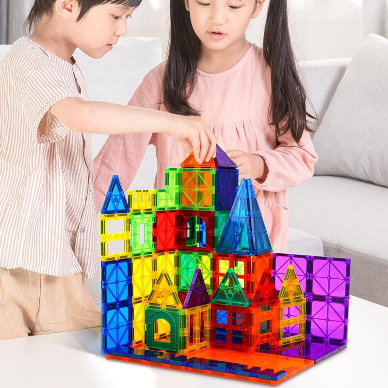 Đồ chơi lắp ráp - Ghép hình nam châm - Magnetic Sticker,  - Á Châu Books