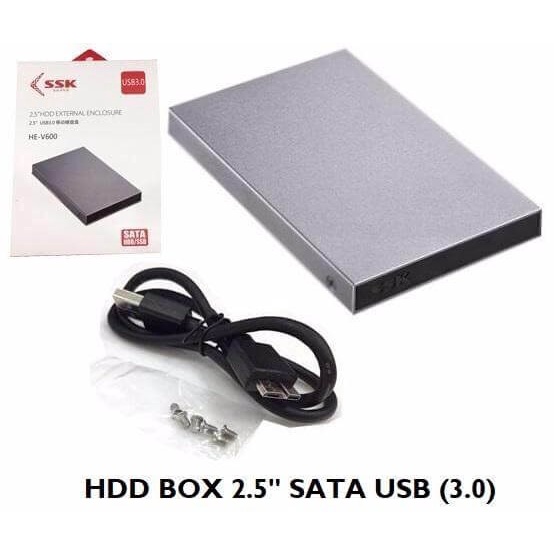 Ổ Cứng Di Động Vỏ nhôm  1TB SSK 500Gb - USB 3.0 tốc độ cực nhanh siêu bền