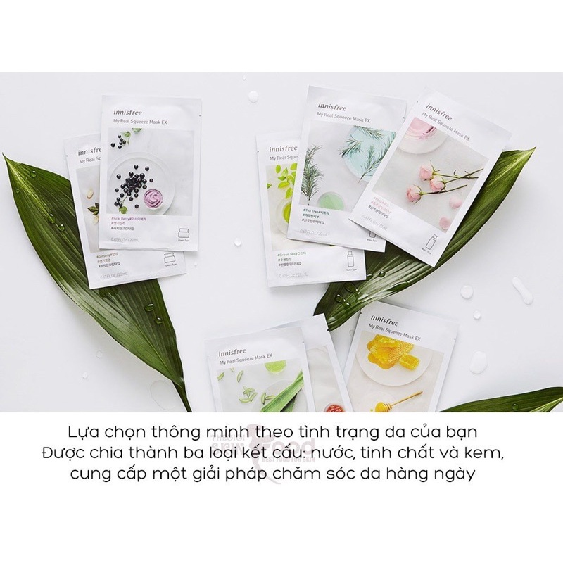 Mặt nạ giấy Innisfree chuẩn Real Hàn Quốc